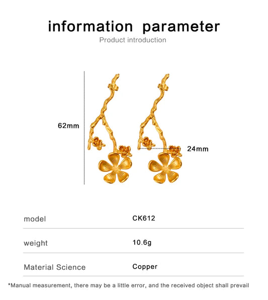 Comprar Pendientes flores Santander