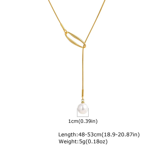 collar 304 acero inoxidable bañado en oro 18k Loyobriyida fondo blanco
