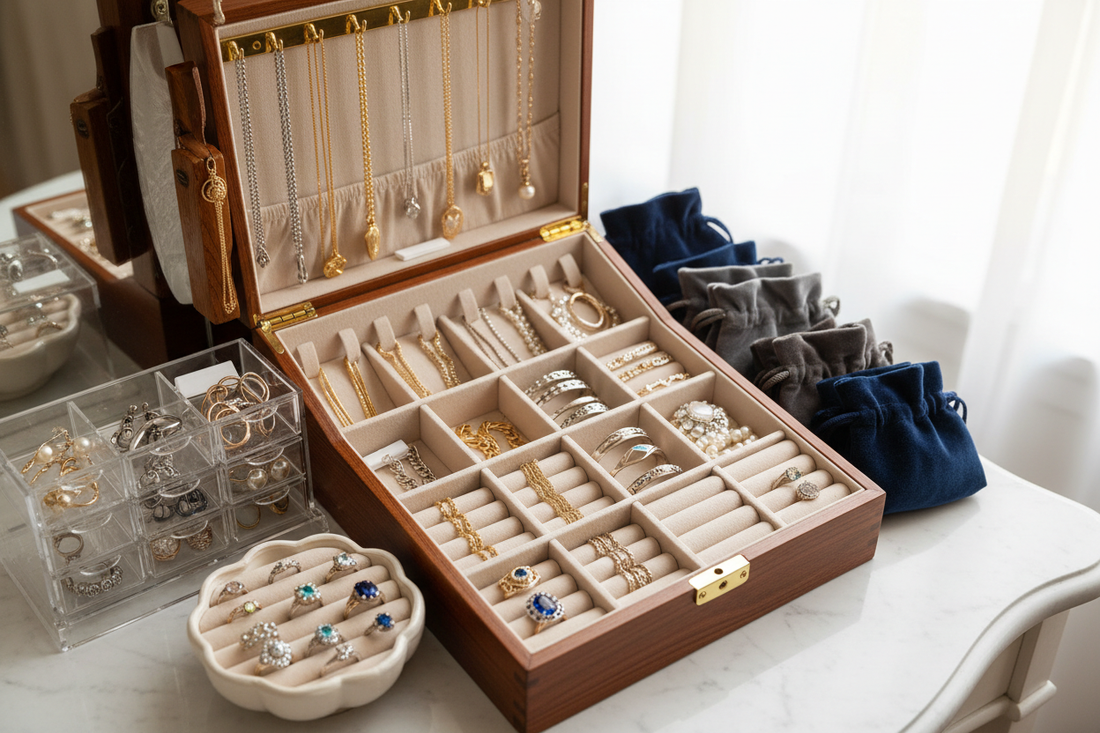¿Cuál es la forma correcta de guardar tus joyas para que duren años?