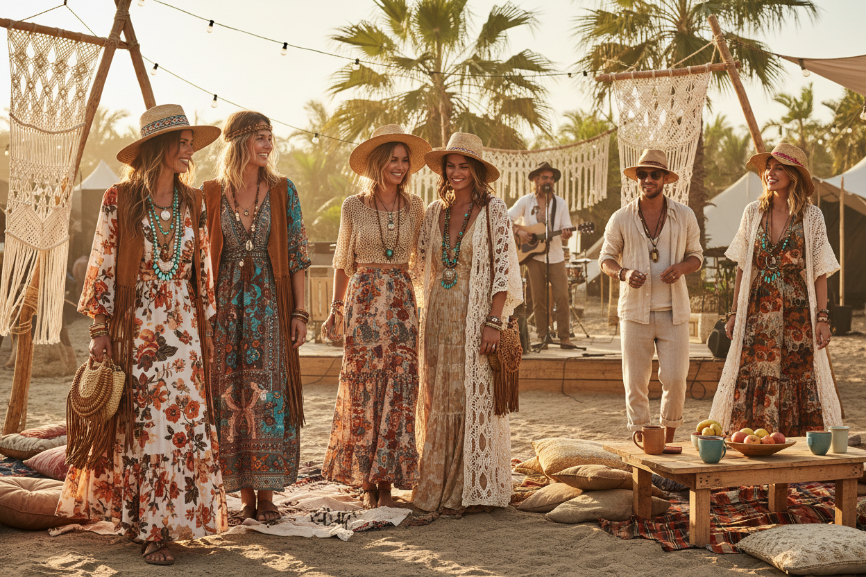 estilo Boho Chic en verano