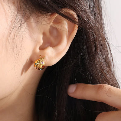 Pendientes de mariquita