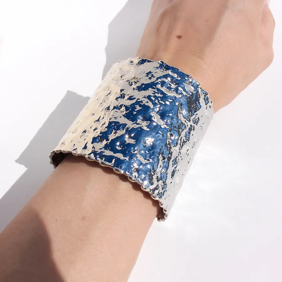 Brazaletes plateados