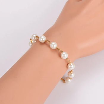 Pulseras de perlas