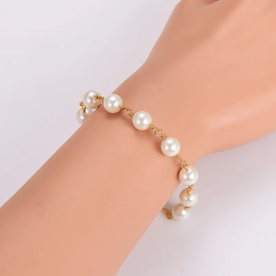 Pulseras de perlas