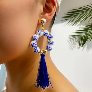 Pendientes estilo griego