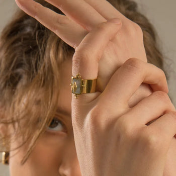 Anillos piedras naturales