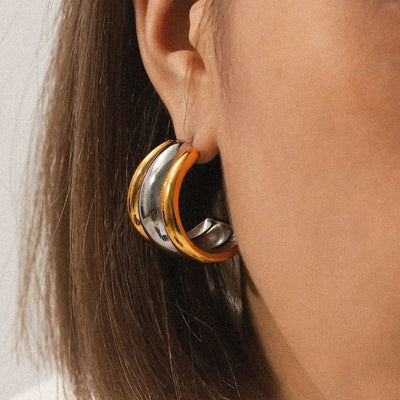 Pendientes triple aro