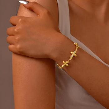 Pulseras cruz