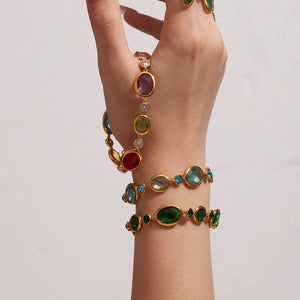 Brazaletes con piedras