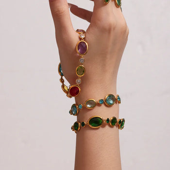 Brazaletes con piedras