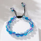 pulsera glass/colored glaze diseño geométrico Loyobriyida fondo blanco