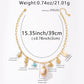 collar 304 acero inoxidable bañado en oro 18k sin piedra Loyobriyida fondo blanco