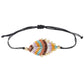 pulsera cobre bead wax line diseño hoja Loyobriyida fondo blanco