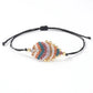 pulsera cobre bead wax line diseño hoja Loyobriyida fondo blanco