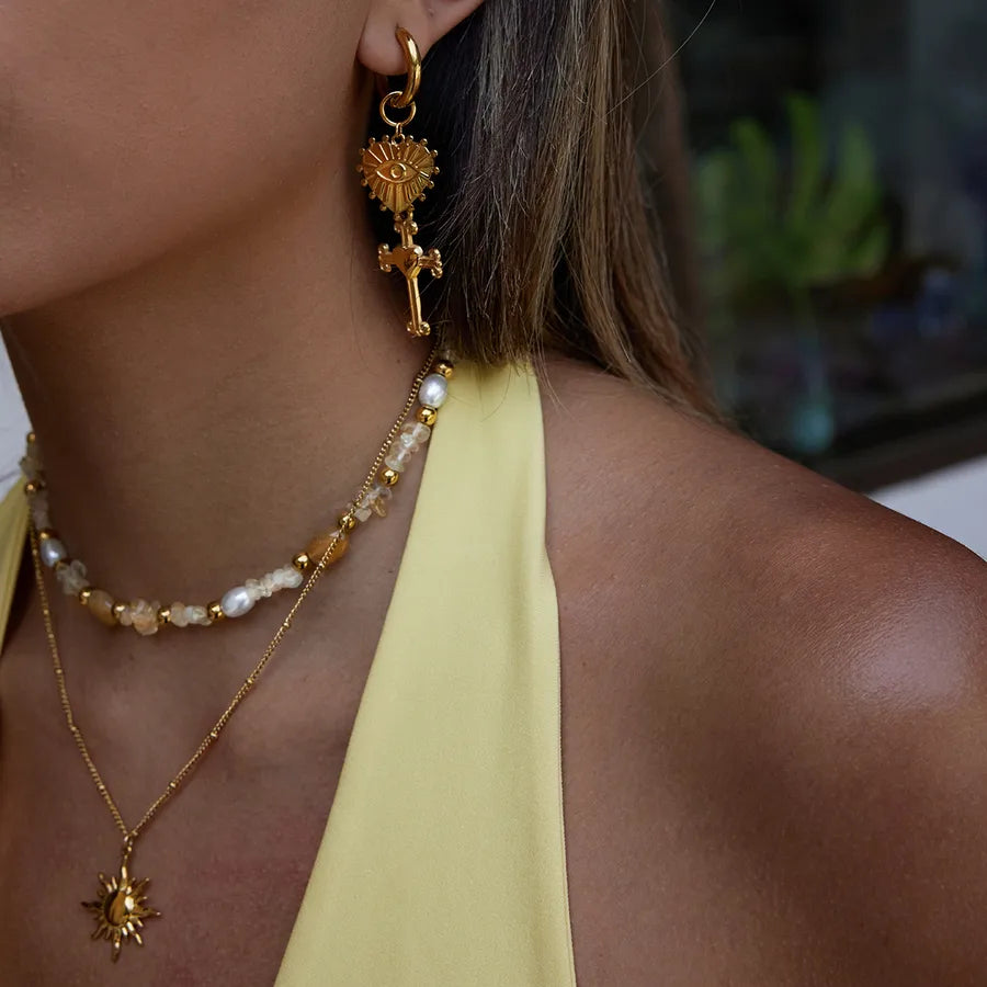 Comprar Pendientes cruz Barcelona