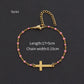 pulsera 201 acero inoxidable bañado en oro con circón Loyobriyida fondo blanco