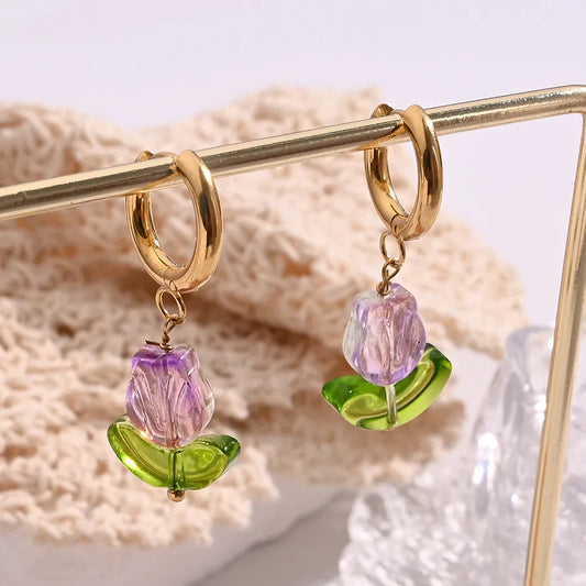 Comprar Pendientes flores Gijón