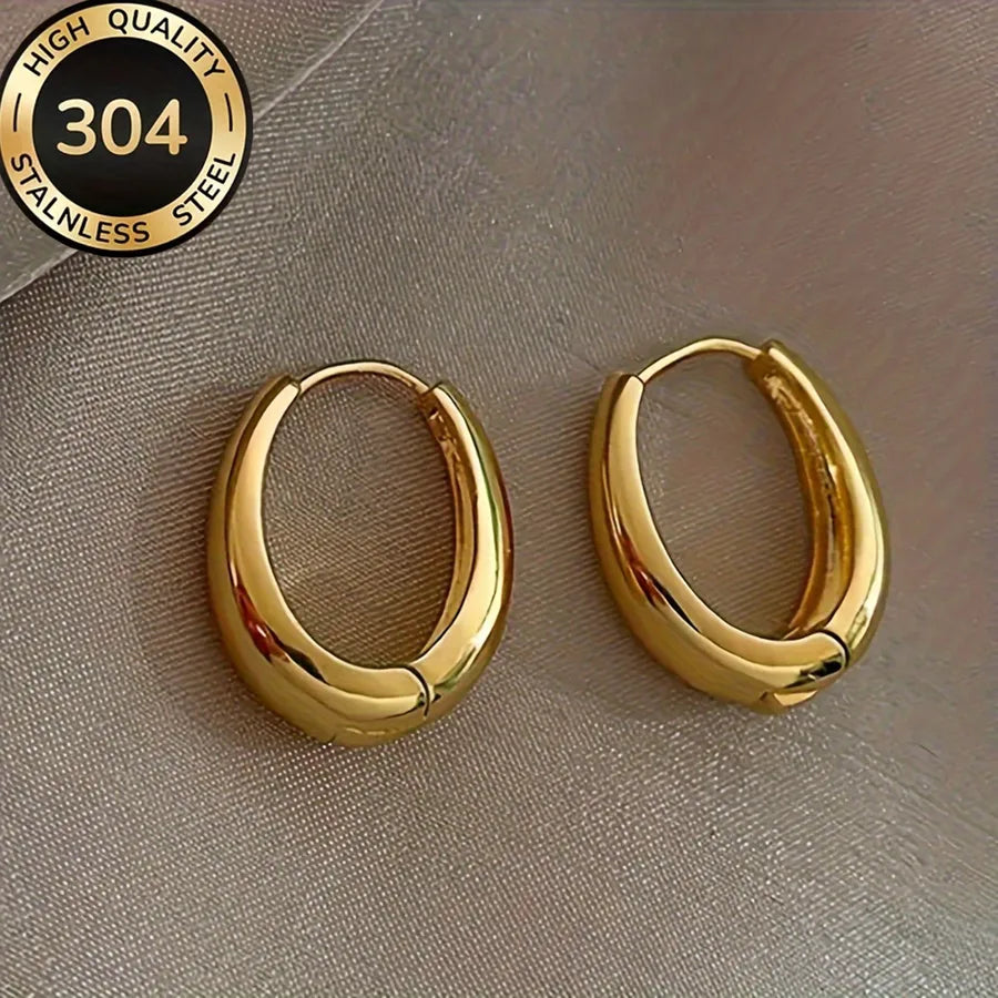 pendientes 304 acero inoxidable Loyobriyida fondo blanco