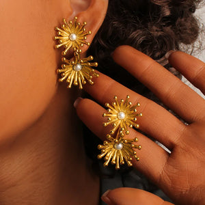 Pendientes girasol Valencia