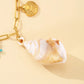 collar 304 acero inoxidable bañado en oro 18k sin piedra Loyobriyida fondo blanco