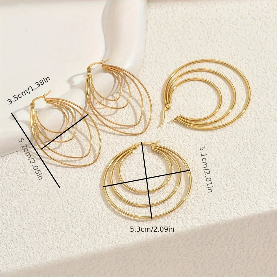 Comprar Pendientes triple aro Gijón