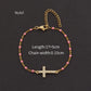 pulsera 201 acero inoxidable bañado en oro con circón Loyobriyida fondo blanco