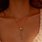 collar 304 acero inoxidable diseño forma corazón Loyobriyida fondo blanco