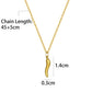 collar 304 acero inoxidable bañado en oro 18k sin piedra Loyobriyida fondo blanco