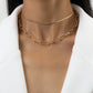 collar aleación diseño geométrico Loyobriyida fondo blanco